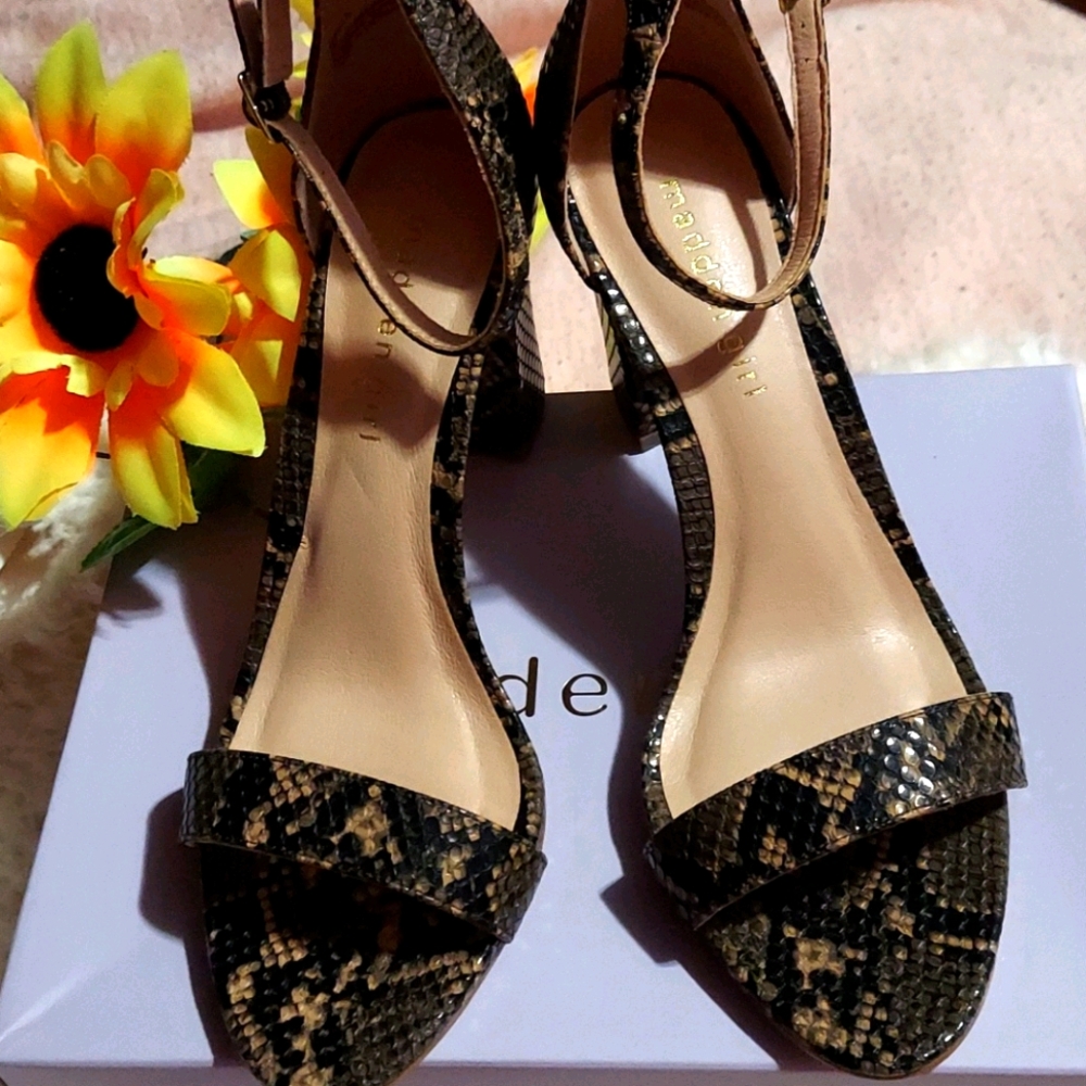 Madden girl Brown snake  sandal